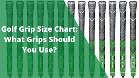 golf grips size chart.